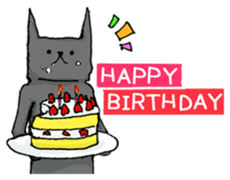 slender animals sticker #1140090