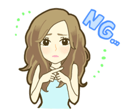 Palpitation stamp sticker #1140549