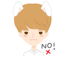 Deer Boy & friends sticker #1140840