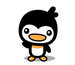 little (shy and timid) penguin sticker #1141066