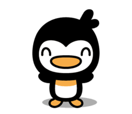 little (shy and timid) penguin sticker #1141068