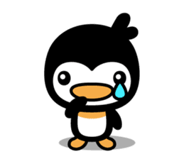 little (shy and timid) penguin sticker #1141071