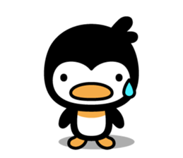 little (shy and timid) penguin sticker #1141076