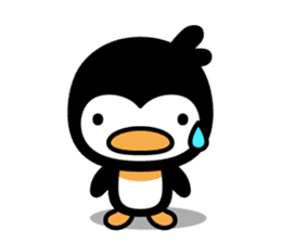 little (shy and timid) penguin sticker #1141076