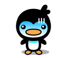 little (shy and timid) penguin sticker #1141077