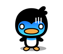 little (shy and timid) penguin sticker #1141078