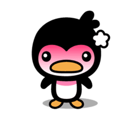 little (shy and timid) penguin sticker #1141079