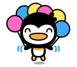 little (shy and timid) penguin sticker #1141093