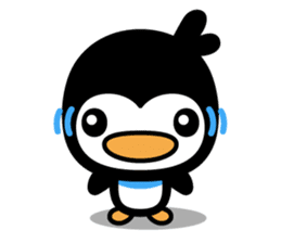 little (shy and timid) penguin sticker #1141101