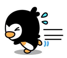 little (shy and timid) penguin sticker #1141104