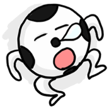 Funny ball sticker #1141153