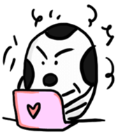 Funny ball sticker #1141180