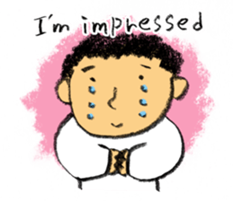 Pencil boy 3 (English) sticker #1141308