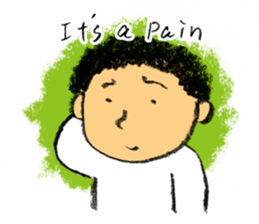 Pencil boy 3 (English) sticker #1141309