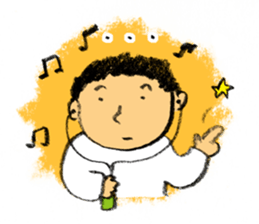 Pencil boy 3 (English) sticker #1141314