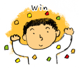 Pencil boy 3 (English) sticker #1141327