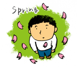 Pencil boy 3 (English) sticker #1141329