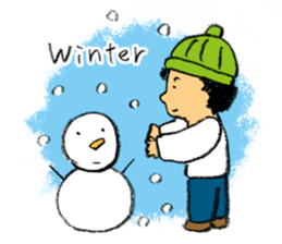 Pencil boy 3 (English) sticker #1141332