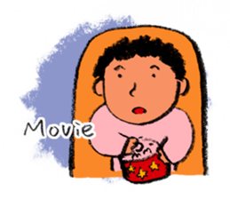 Pencil boy 3 (English) sticker #1141333