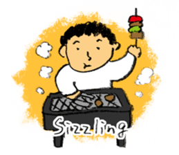 Pencil boy 3 (English) sticker #1141337