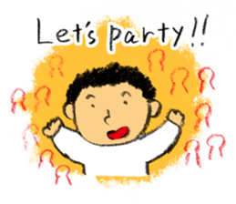 Pencil boy 3 (English) sticker #1141338