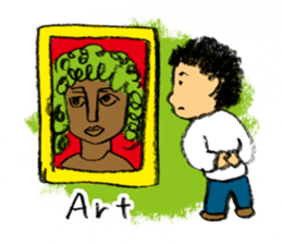 Pencil boy 3 (English) sticker #1141339