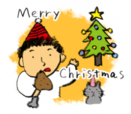 Pencil boy 3 (English) sticker #1141341