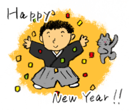 Pencil boy 3 (English) sticker #1141342