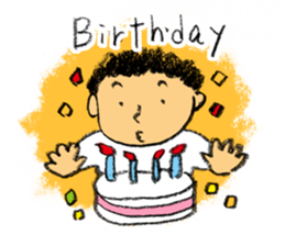 Pencil boy 3 (English) sticker #1141343