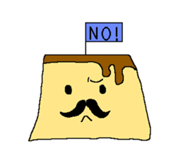 pudding gentleman sticker #1141390