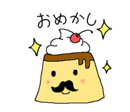 pudding gentleman sticker #1141394