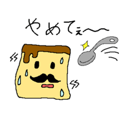 pudding gentleman sticker #1141402