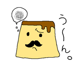 pudding gentleman sticker #1141411