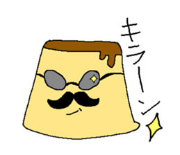 pudding gentleman sticker #1141425