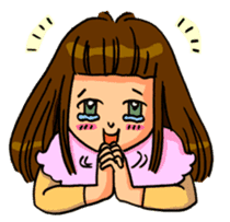 YUMI chan with tears sticker #1141479