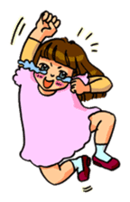 YUMI chan with tears sticker #1141480