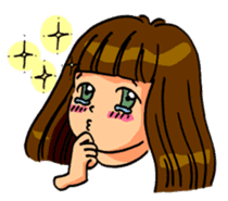 YUMI chan with tears sticker #1141481