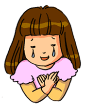 YUMI chan with tears sticker #1141482