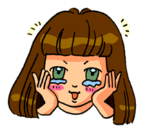 YUMI chan with tears sticker #1141483