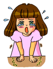 YUMI chan with tears sticker #1141488
