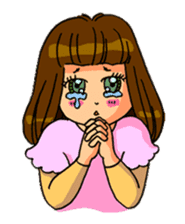 YUMI chan with tears sticker #1141493