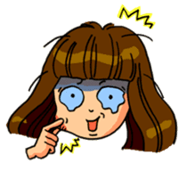 YUMI chan with tears sticker #1141494