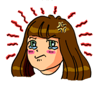 YUMI chan with tears sticker #1141501
