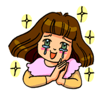 YUMI chan with tears sticker #1141502