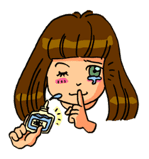 YUMI chan with tears sticker #1141503