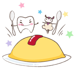 tooth,bug&penguin sticker #1141789