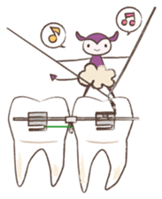 tooth,bug&penguin sticker #1141808