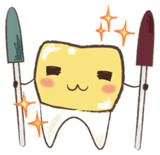 tooth,bug&penguin sticker #1141809