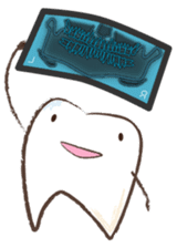 tooth,bug&penguin sticker #1141815