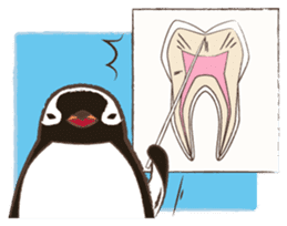 tooth,bug&penguin sticker #1141816